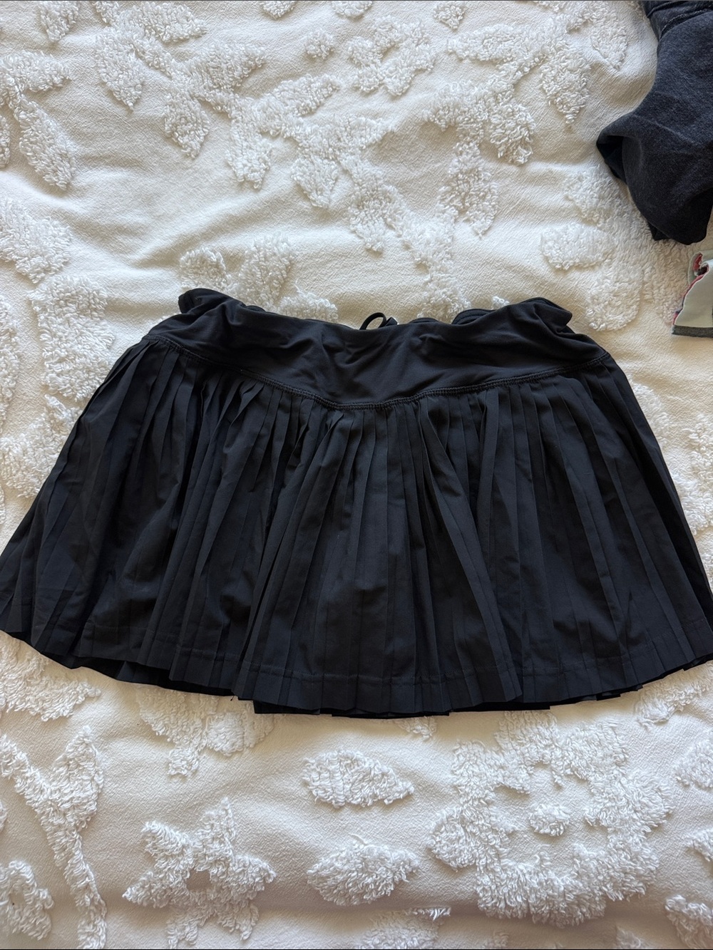 lululemon athletica Black Pleated Tennis Mini Skirt